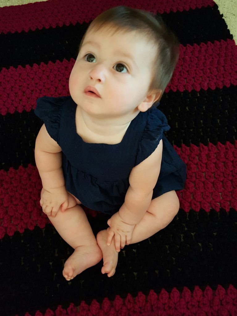 Baby Jane at eight months.