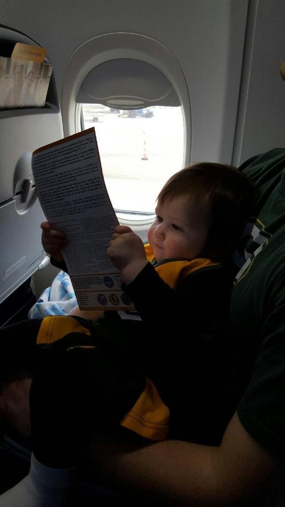 window seat on plane